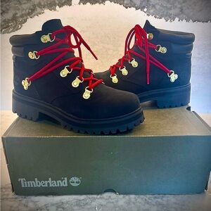 NEW TIMBERLAND LTD HERITAGE VIBRAM WATERPROOF BOOTS, Black, Sz 7 US / 38 EU